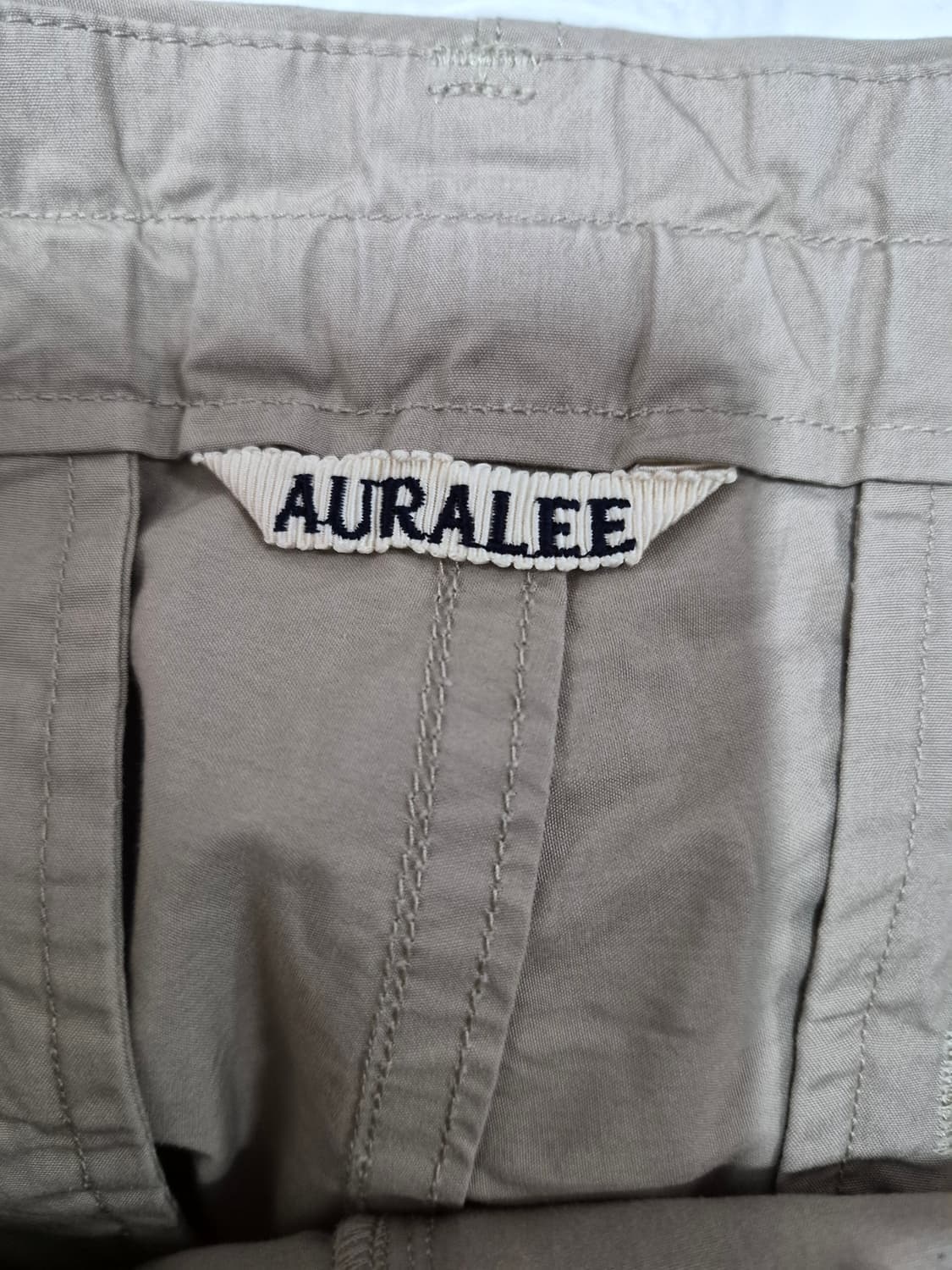 AURALEE 오라리 면 바지 남성 35 상품이미지3