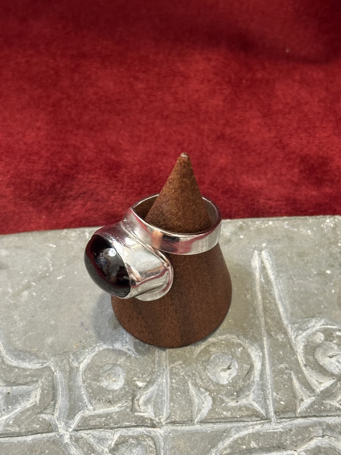 Vintage onyx 925silver ring🐧🐦‍🔥🦚 상품이미지7