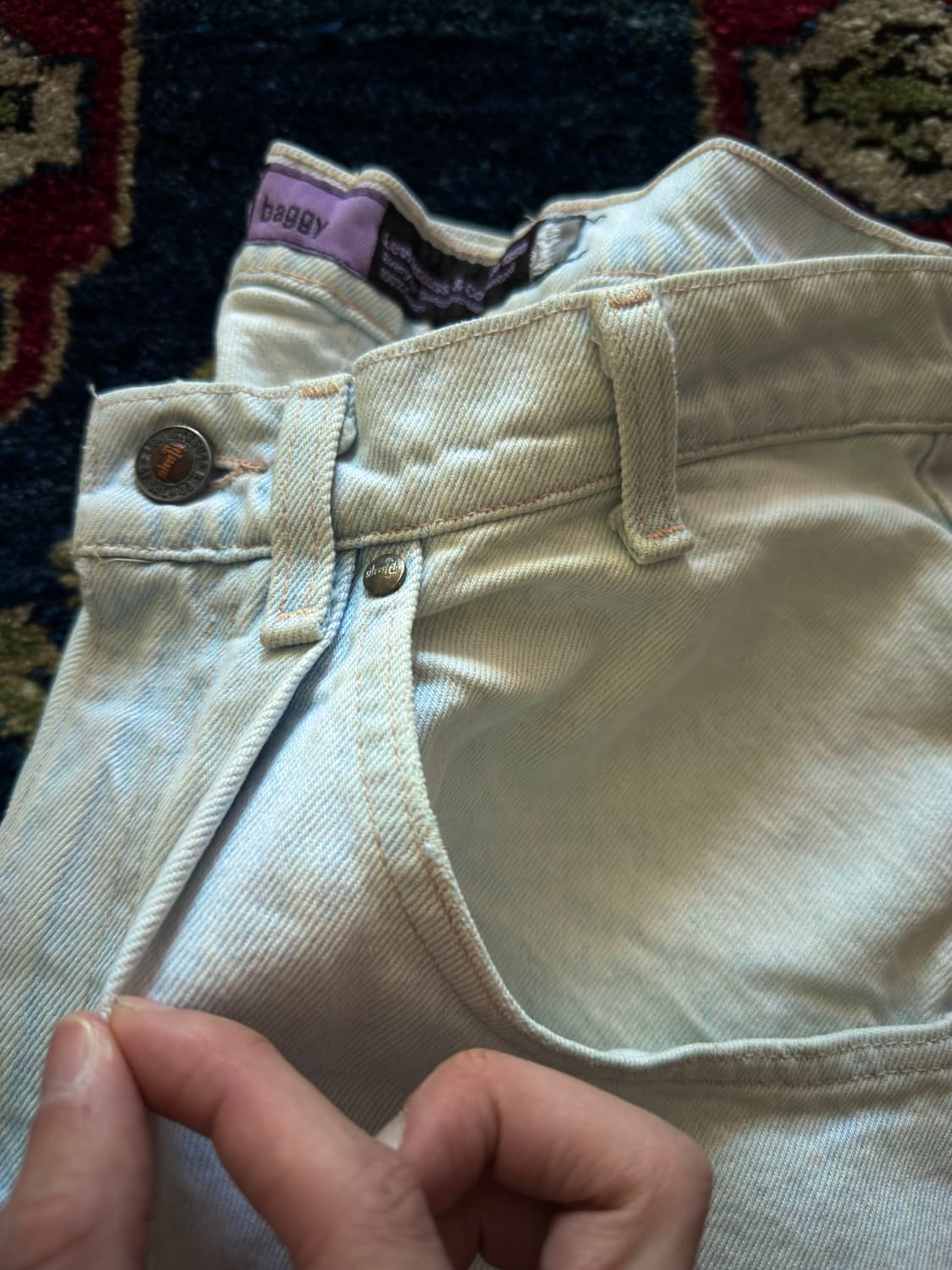 90s USA 리바이스 실버탭 배기핏 데님 팬츠 상품이미지6