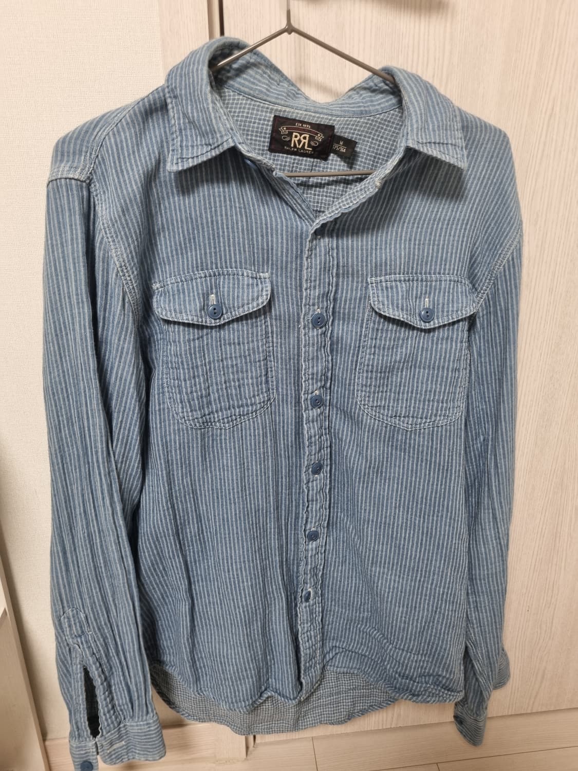 rrl 스트라이프 셔츠 m 상품이미지1