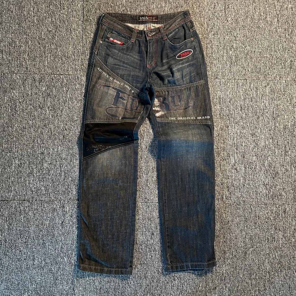 FUBU 후부 빈티지 90‘s 데님 팬츠 상품이미지1