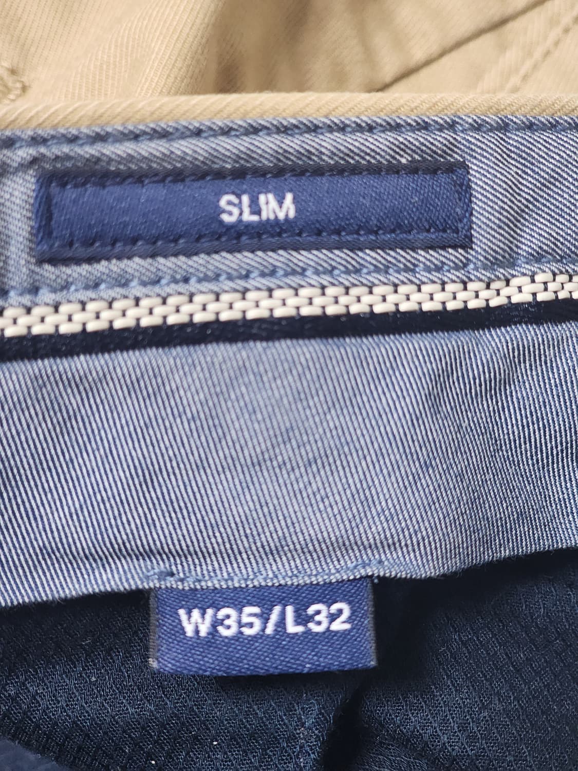 GANT 슬림핏 베이지 면바지 W35/L32 거의 새상품 상품이미지7