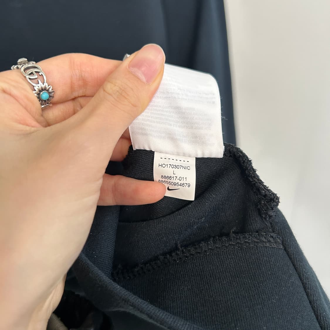 나이키 남성 테크팩 집업 L 네이비 상품이미지3