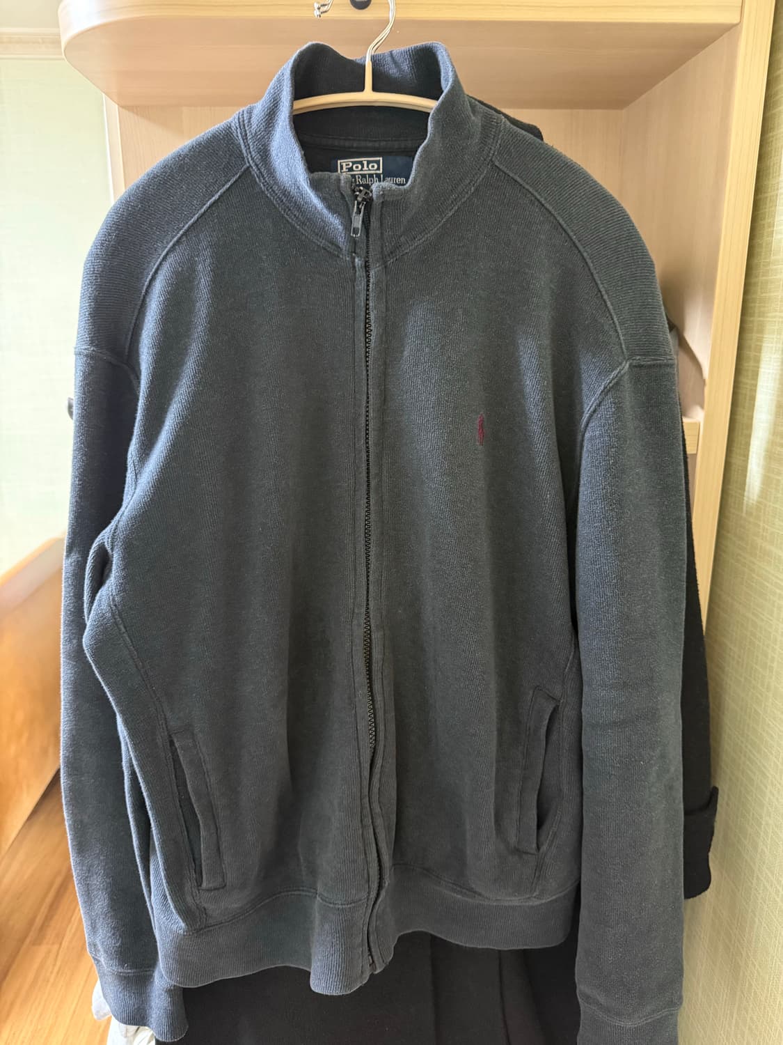 폴로 랄프로렌 니트집업 차콜 상품이미지1
