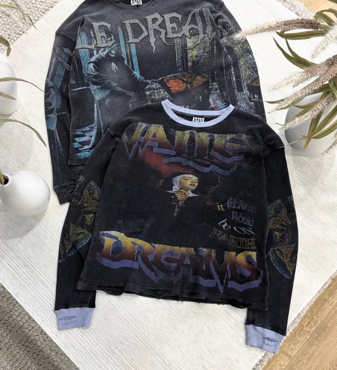 Vale WRATH OF FAITH THERMAL 빈티지 니트 긴팔티 상품이미지9