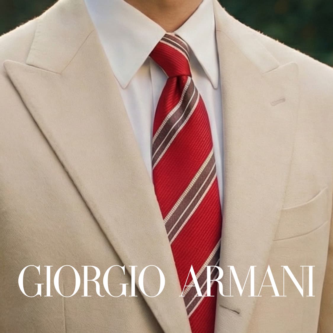 조르지오 아르마니 스트라이프 넥타이 9cm A+~A등급 K2349
 상품이미지1
