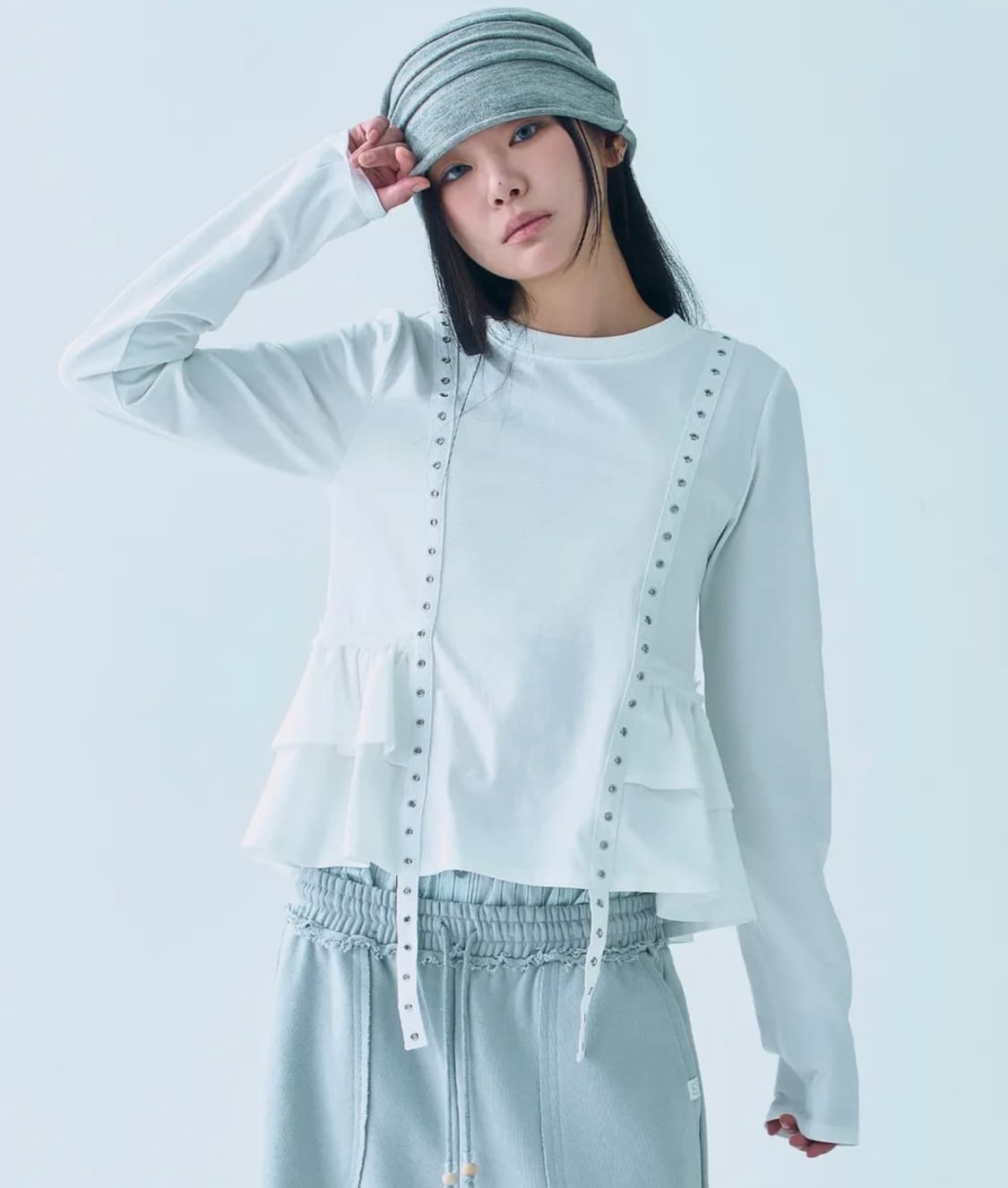 뚜오미오 RUFFLE BELTED LONG SLEEVES 상품이미지2