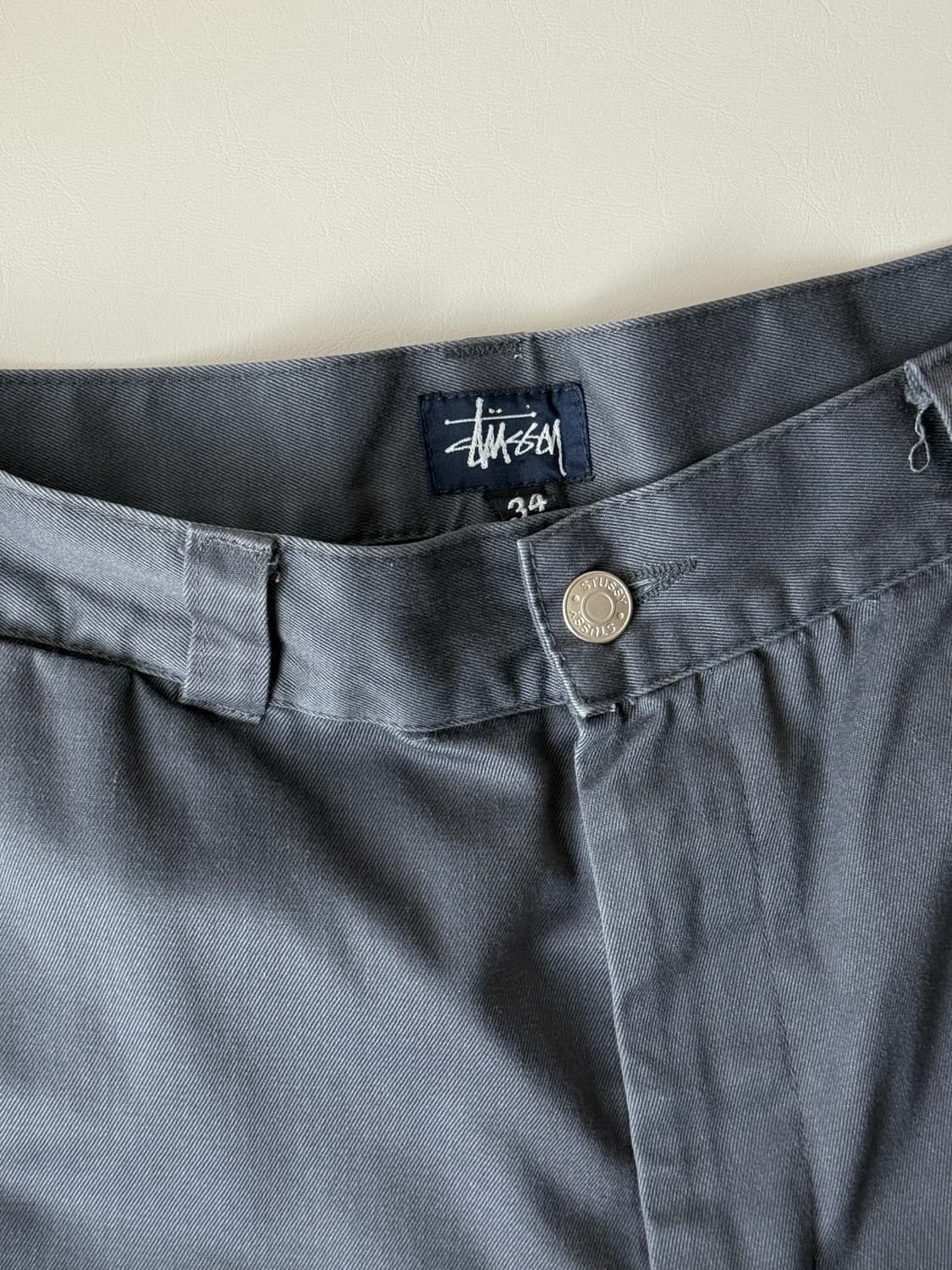 90 스투시 지퍼드 치노 팬츠 상품이미지4