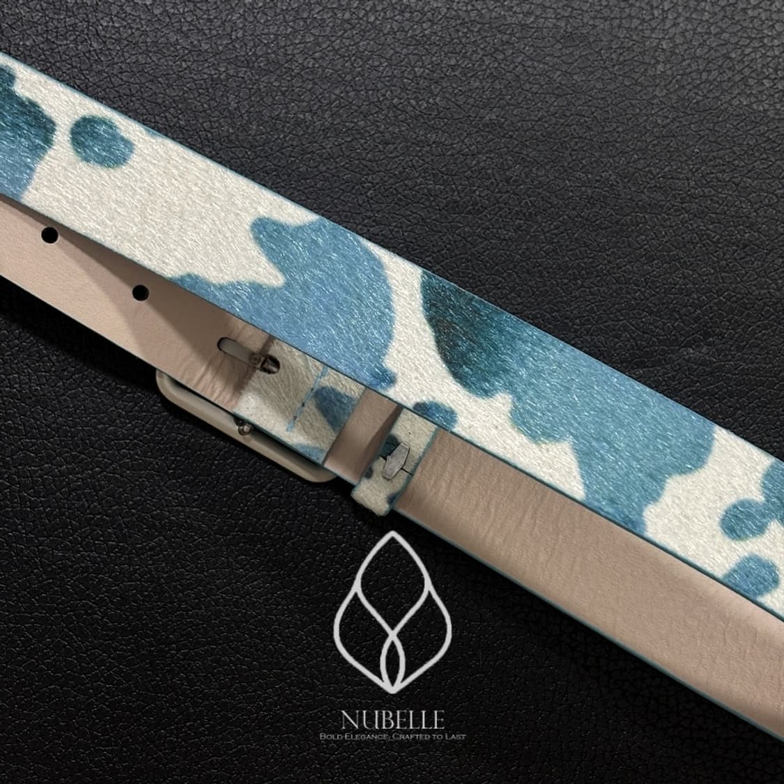 🌗 Cow hair belt / 카우 송치털 호피 벨트 상품이미지8