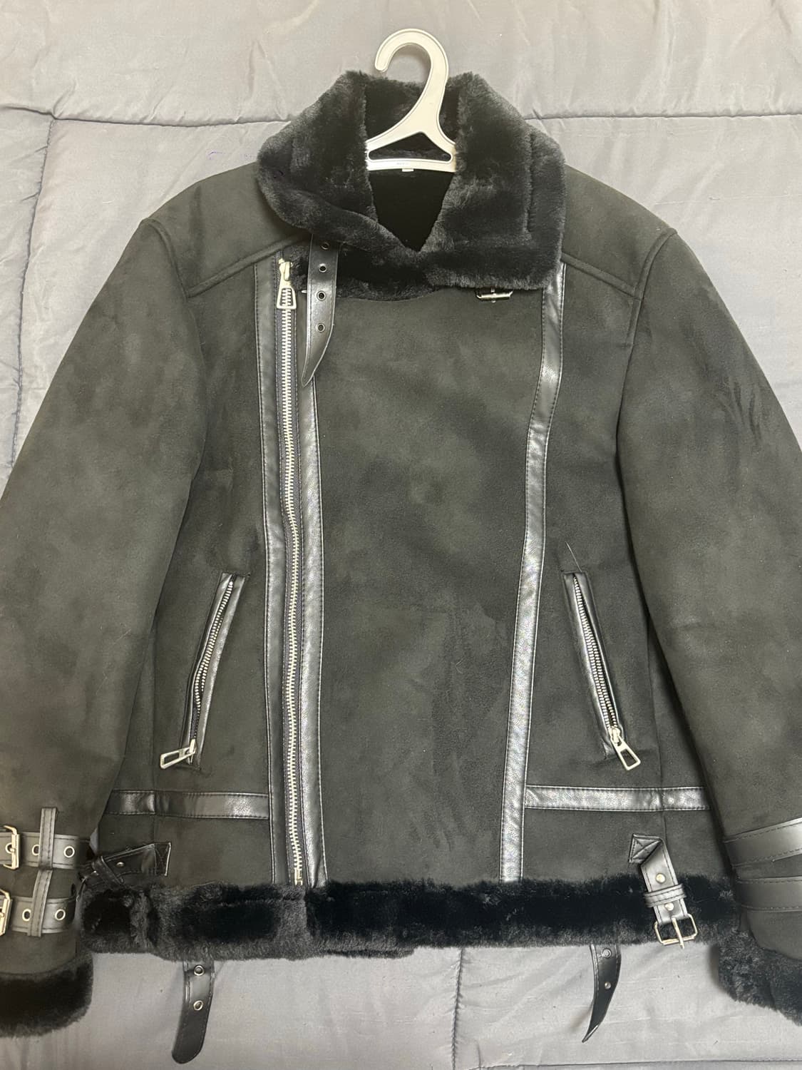 무스탕 블랙 m  상품이미지1