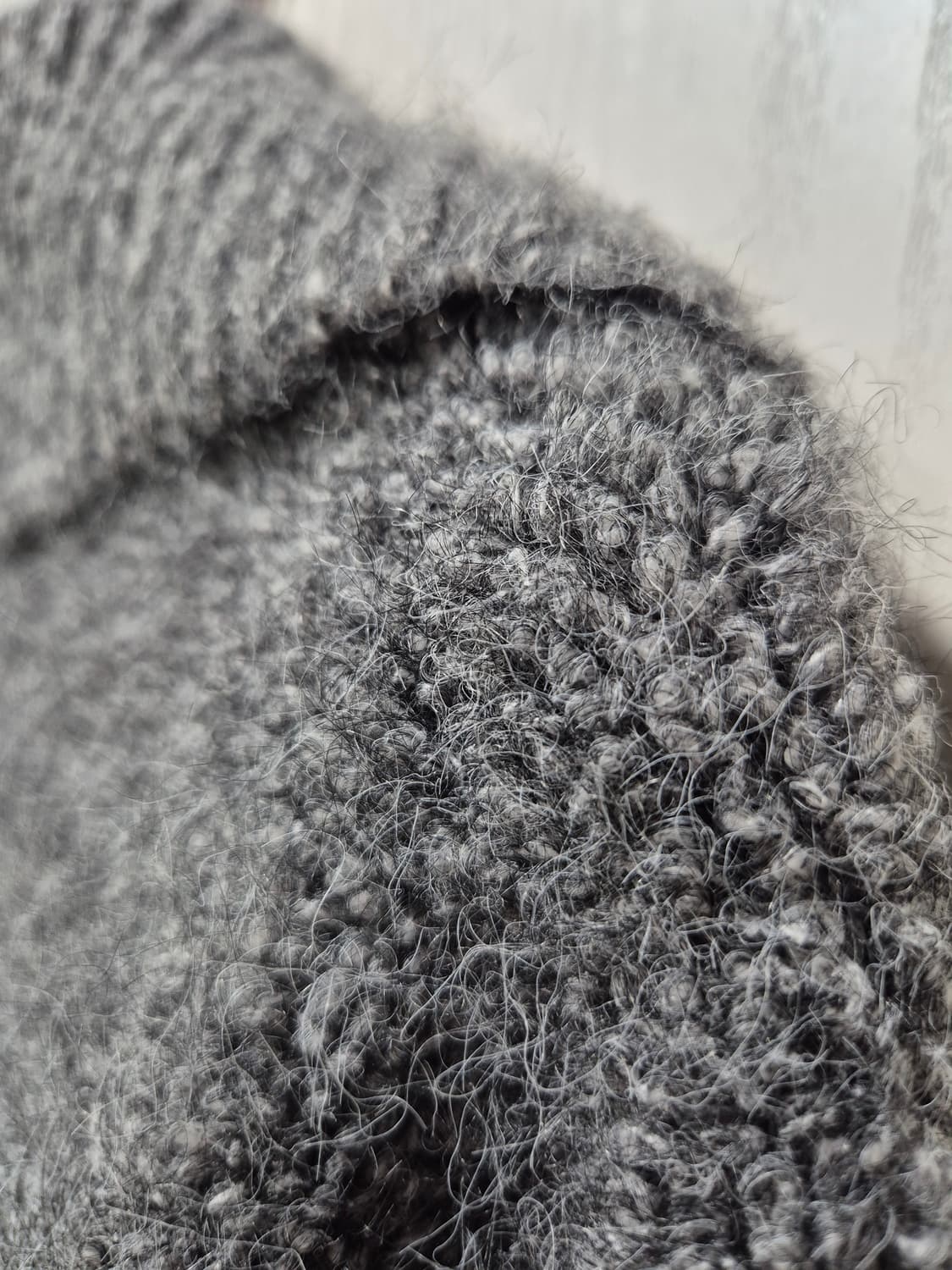 C.Ning 빅카라 니트 집업 그레이 상품이미지7