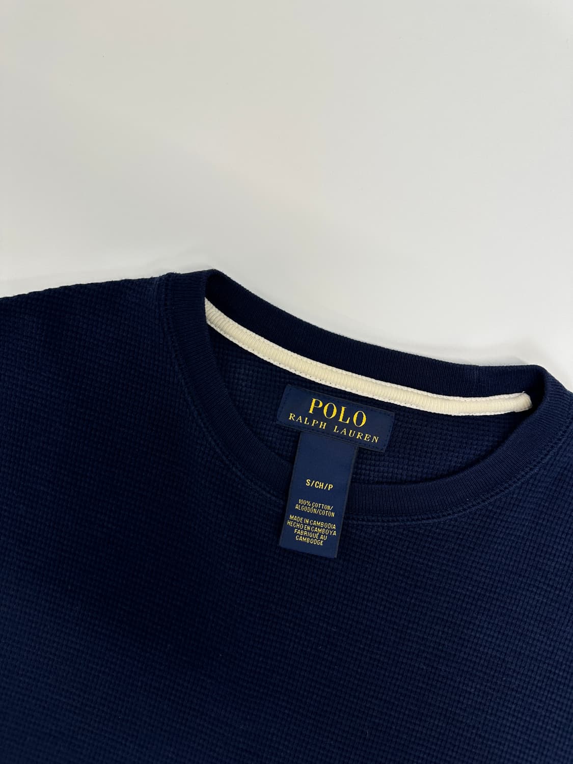 폴로 랄프로렌 롱슬리브 니트 네이비 상품이미지4