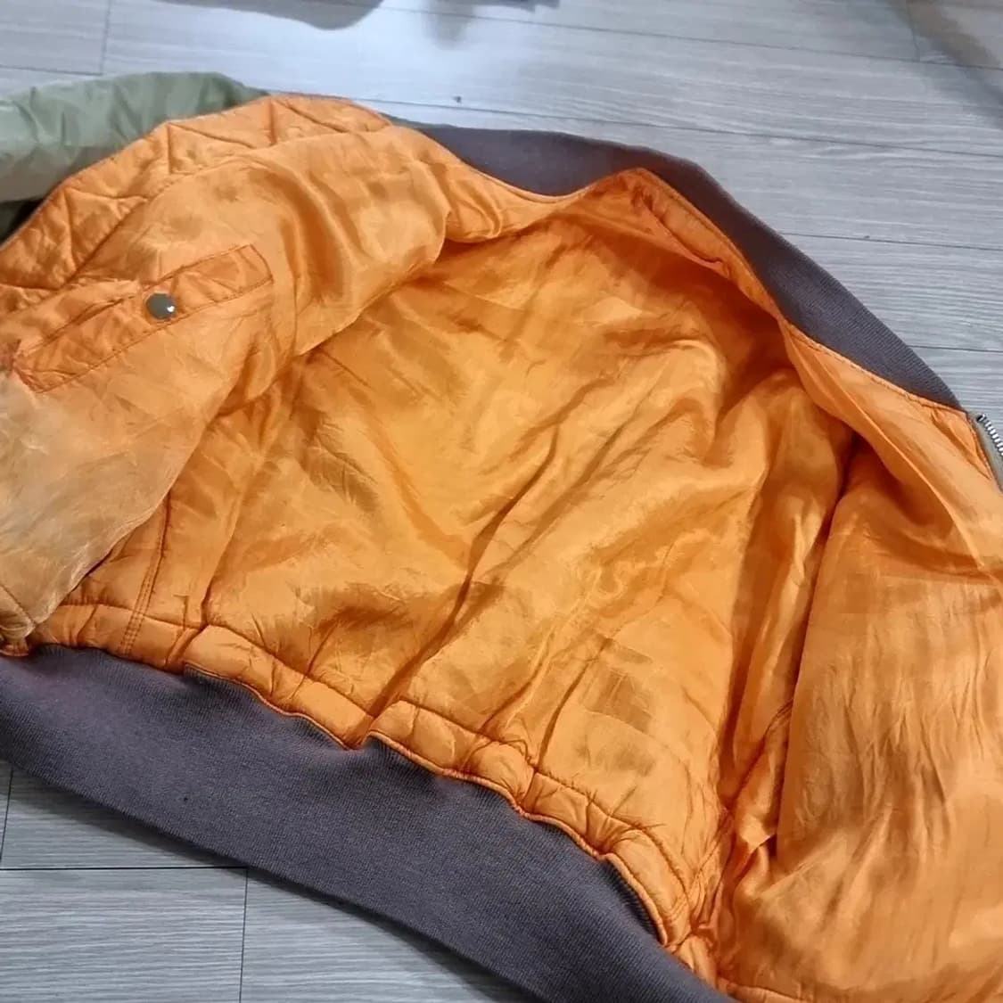 미제 made in usa hope사 카키색 MA-1 항공 점퍼(100) 상품이미지9