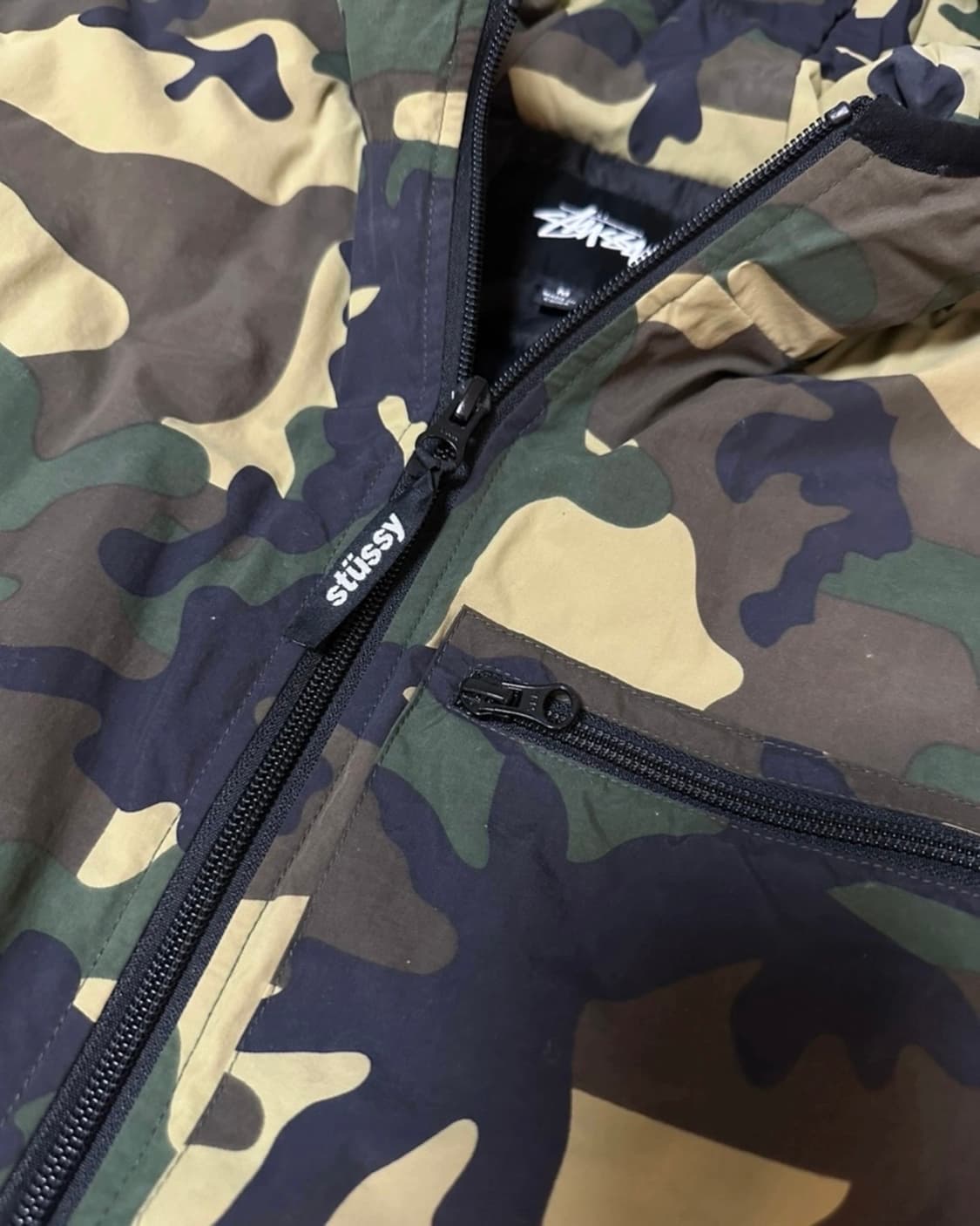 스투시 카모 패딩아노락 (M/상태굿) 상품이미지5