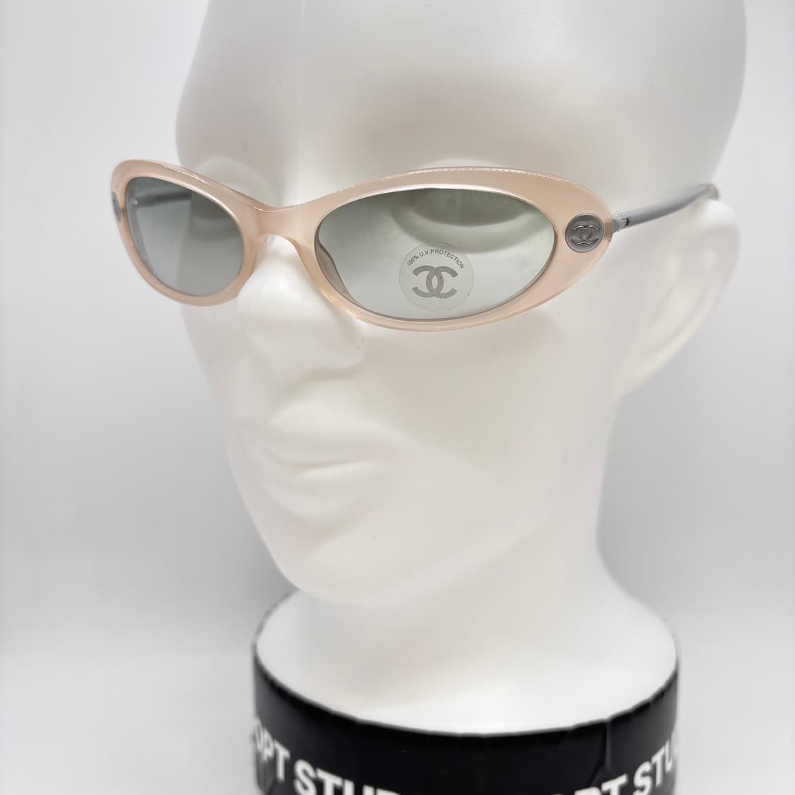 CHANEL 샤넬 베이지 실버 고글 빈티지 선글라스  상품이미지7