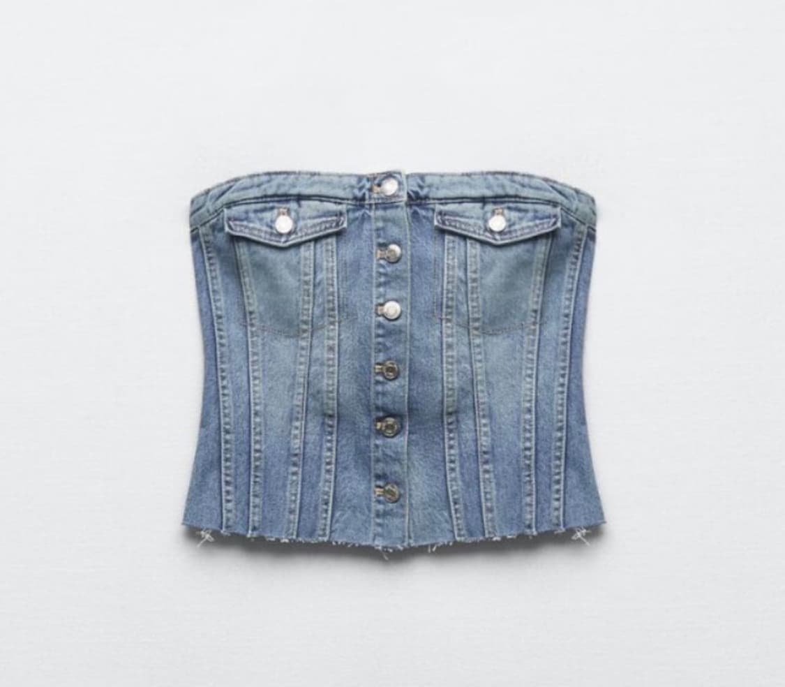 자라 데님 탑 상품이미지2