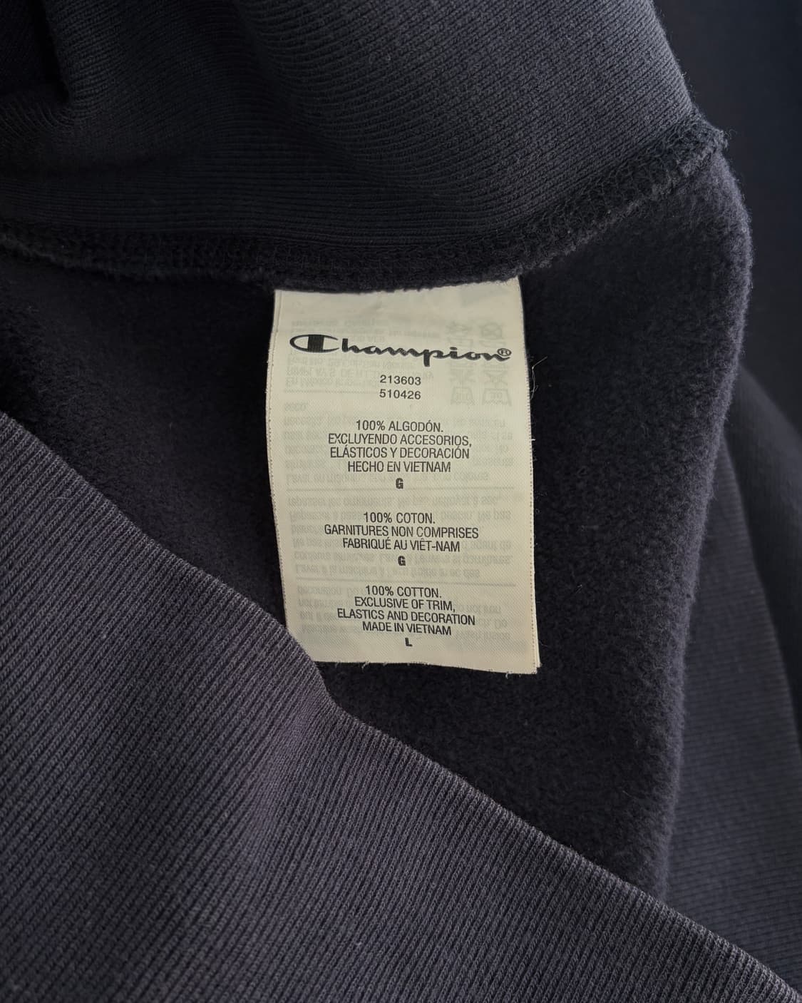 [L]챔피온 리버스위브 헤비 스웻 맨투맨 navy 상품이미지7