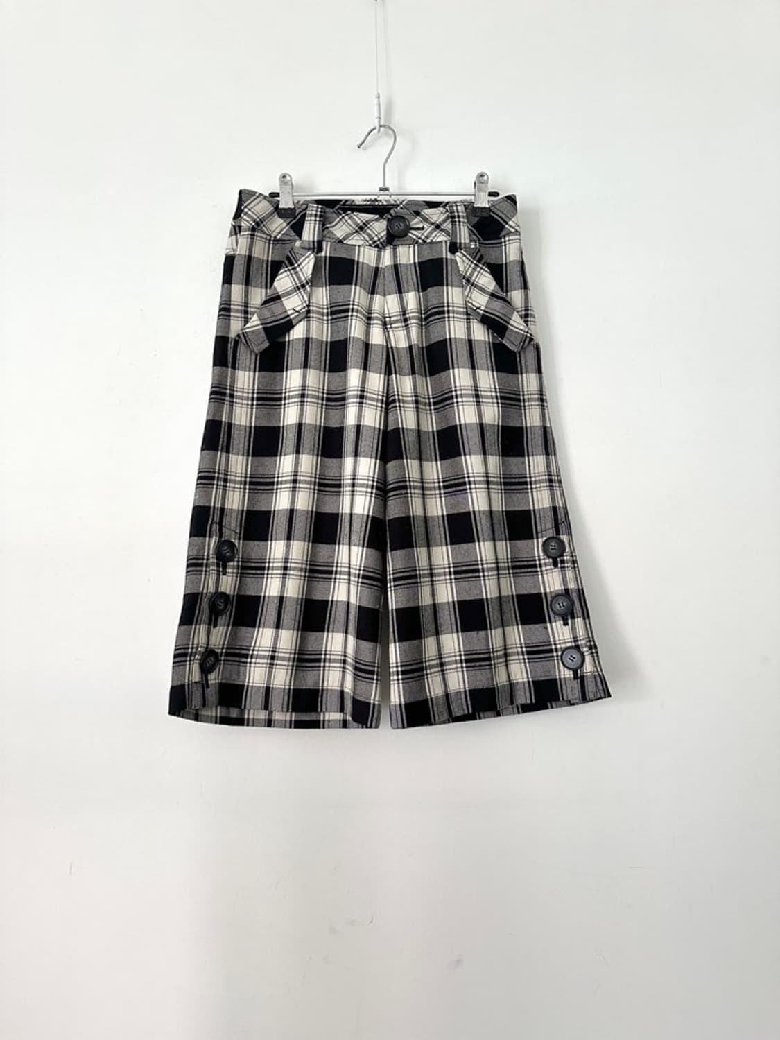 AS KNOW AS check button capri pants 상품이미지3