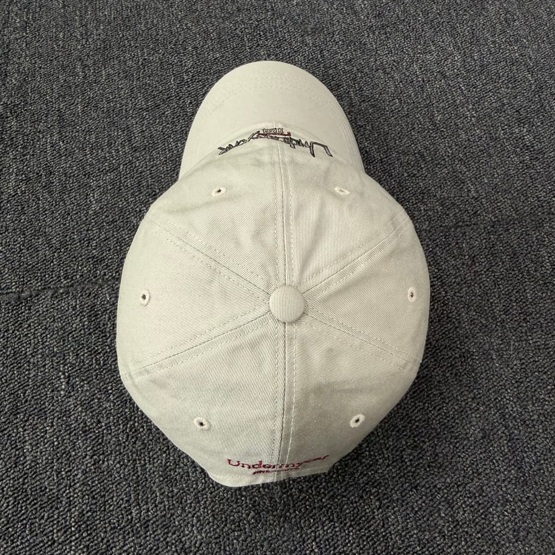 언더마이카 POC-020 베이지 볼캡  상품이미지4