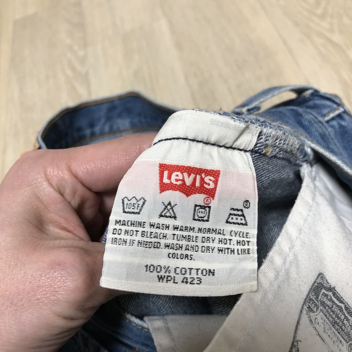 (30) 00's 리바이스 Levi's 501 스트레이트핏 중청 데님 상품이미지5