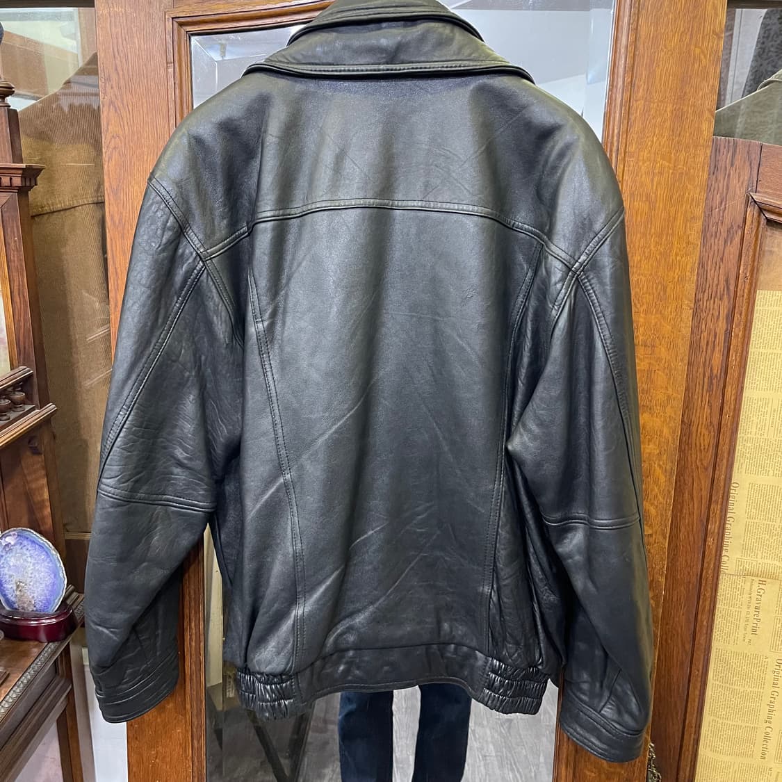 90's vintage leather jacket 상품이미지9