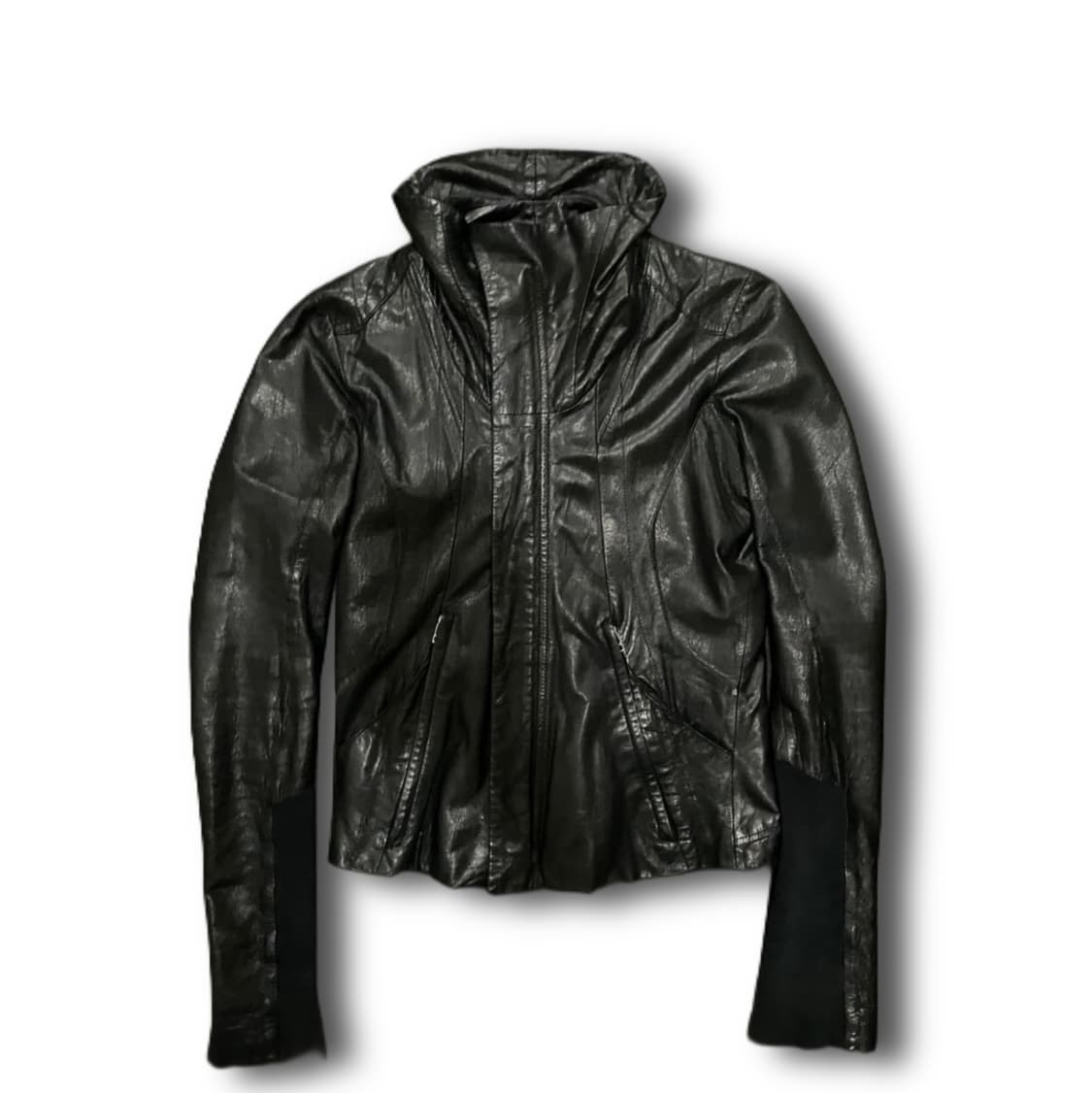 Ekam 15s HighNeck 레더 자켓 상품이미지1