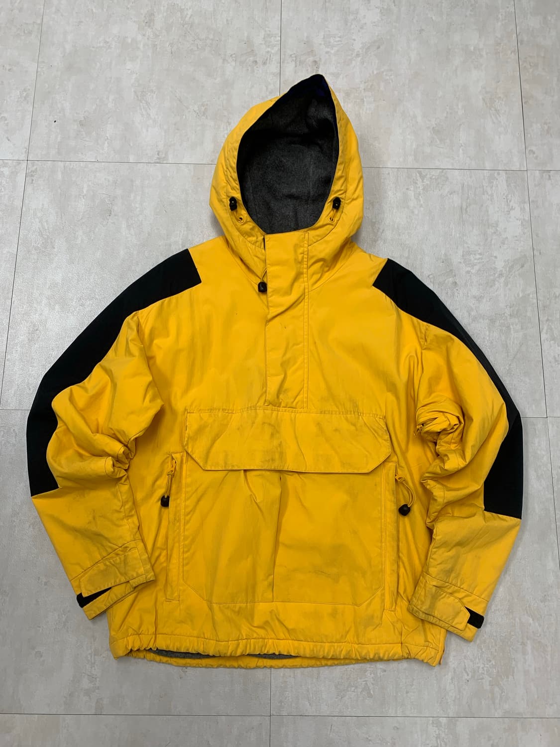 노티카 옐로우 배색 아노락 #44 상품이미지1