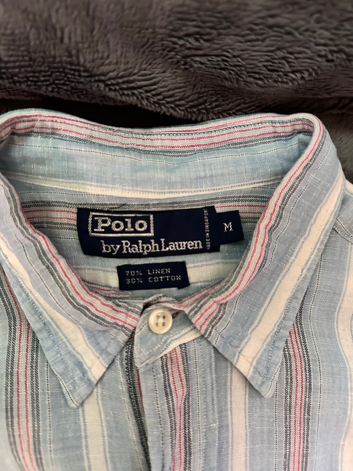 폴로 랄프로렌 스트라이프 린넨 셔츠 상품이미지2