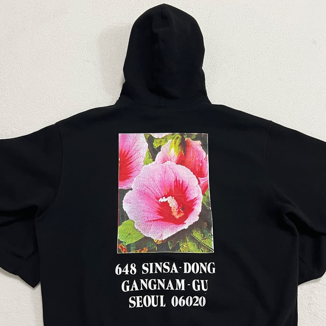 슈프림 23FW 서울 무궁화 박스로고 후드 블랙 상품이미지5