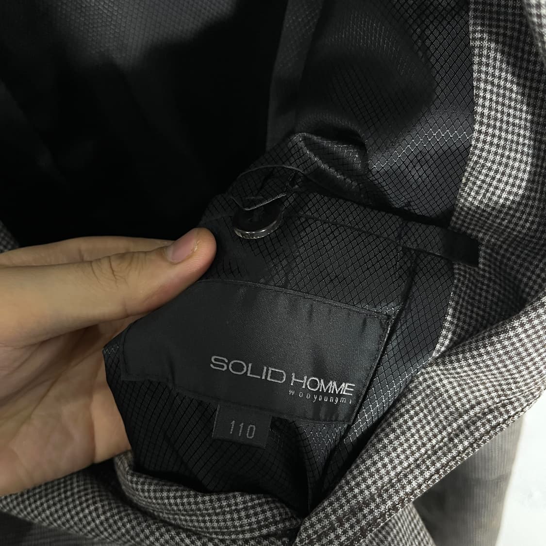 솔리드옴므 체크 블레이저 상품이미지8