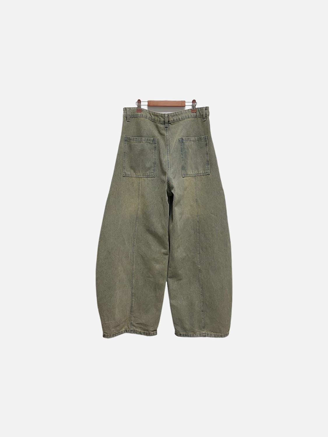 빈티지 워시드 벌룬 데님 팬츠 워싱 청바지 상품이미지7