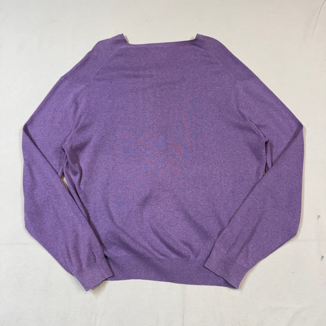 XL) 폴로 랄프로렌 피마코튼 브이넥 니트 퍼플/보라색 상품이미지5