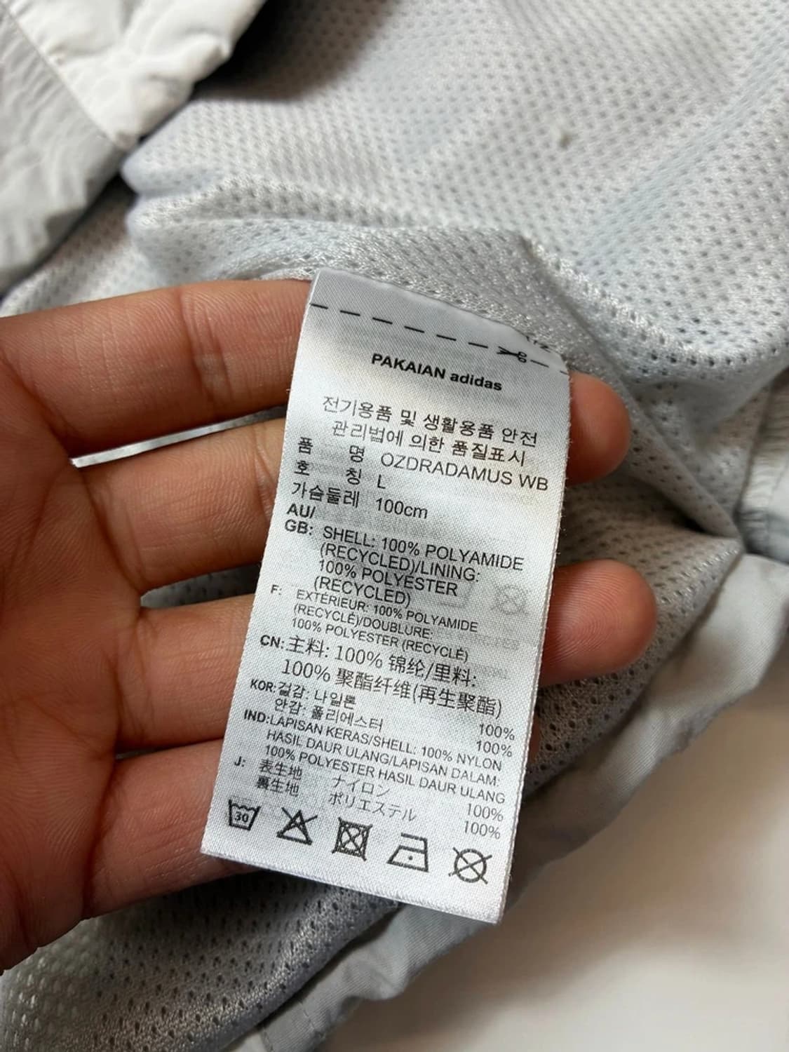 아디다스 오즈트라다무스 빅로고 아노락 PN8996 상품이미지9