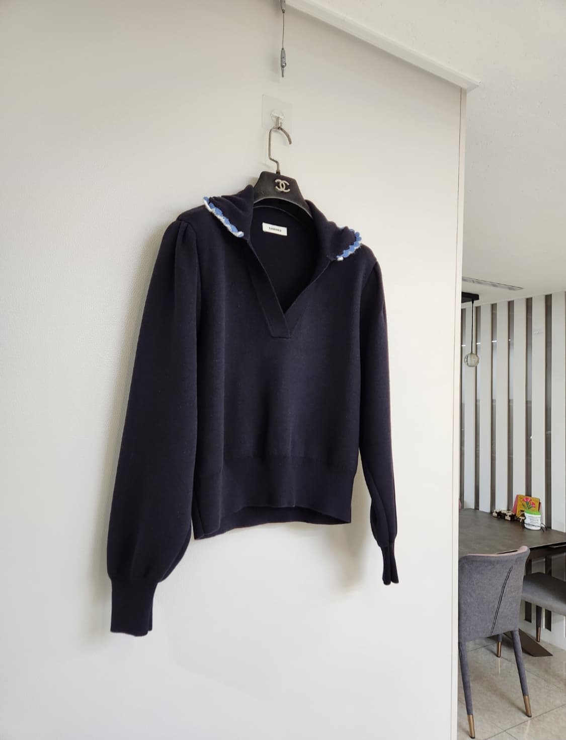 산드로 크로쉐 브레이드 스웨터 1사이즈 상품이미지9