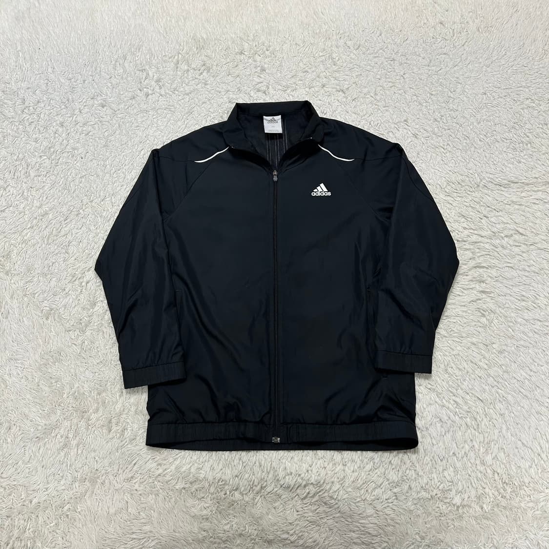 Adidas black windbreaker 상품이미지4