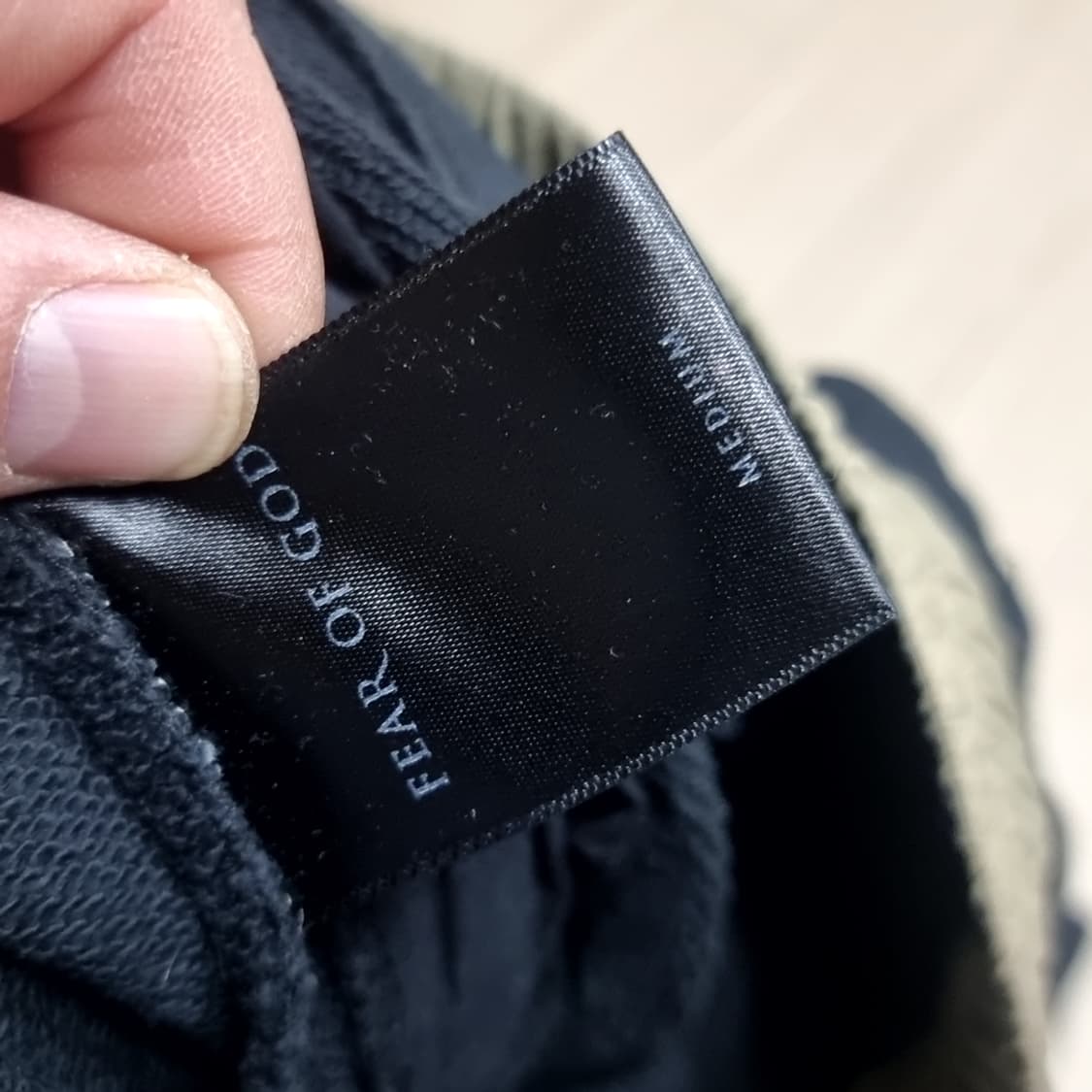 피어오브갓 지퍼 포인트 트레이닝 바지(L) 상품이미지10