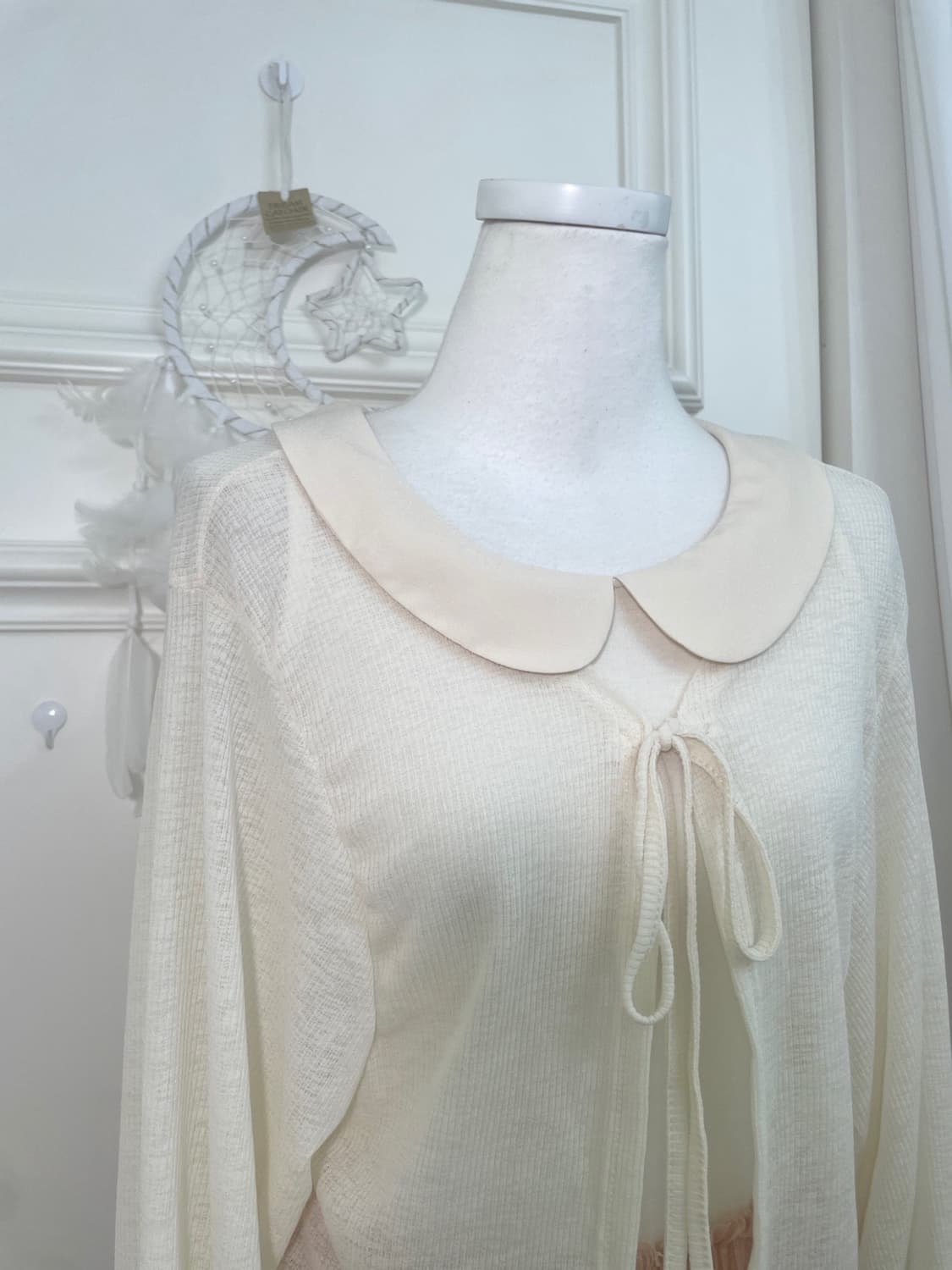 butterivory bow crop bolero&coral tule c 상품이미지6