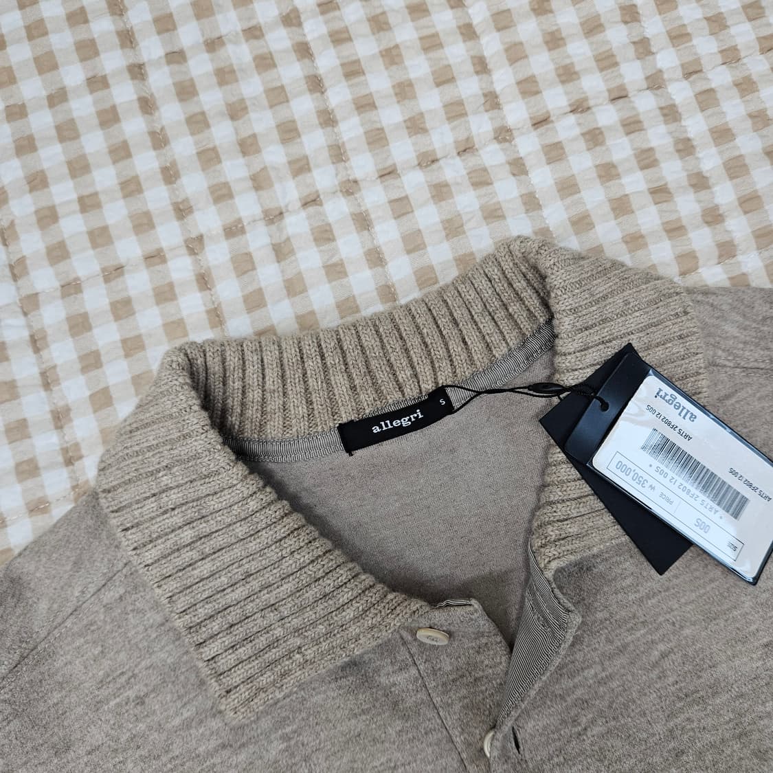 미착용 알레그리 맨투맨 카라티 남자100 상품이미지2