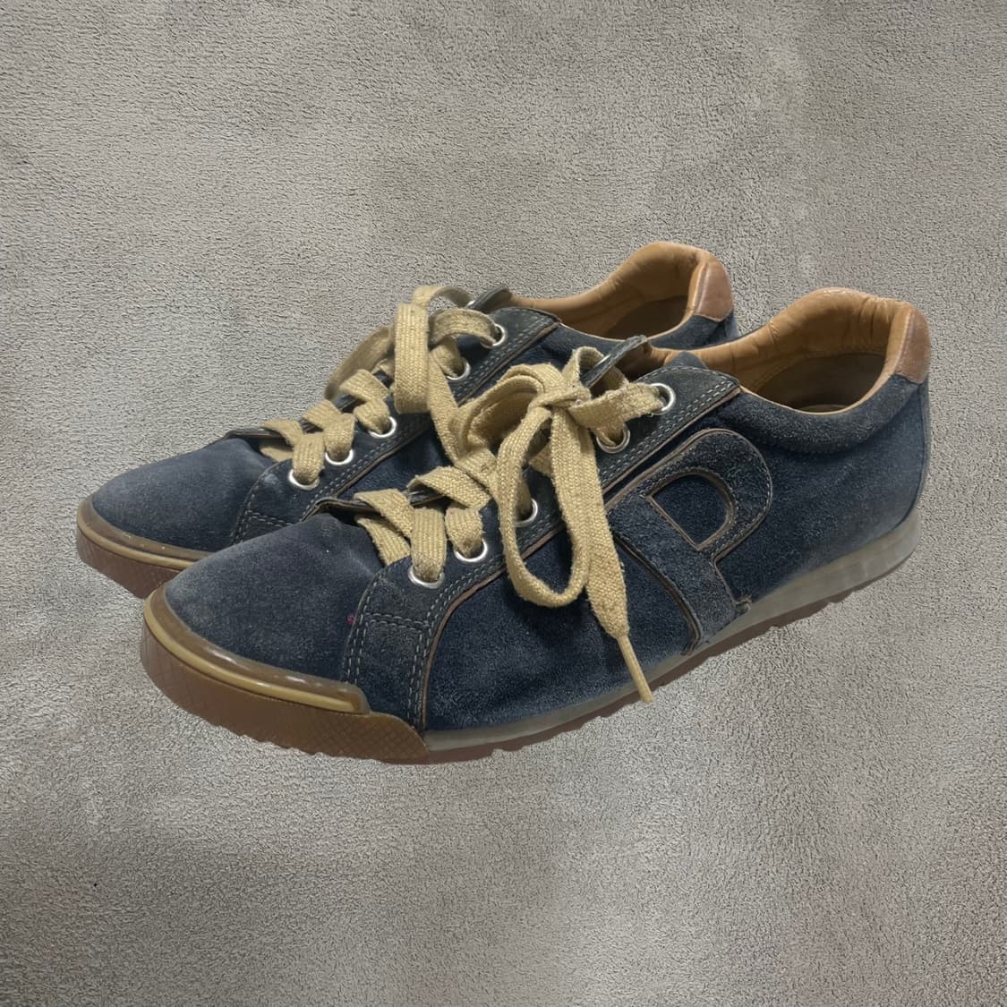 265) 프라다 아카이브 스웨이드 레더 스니커즈 신발  상품이미지1