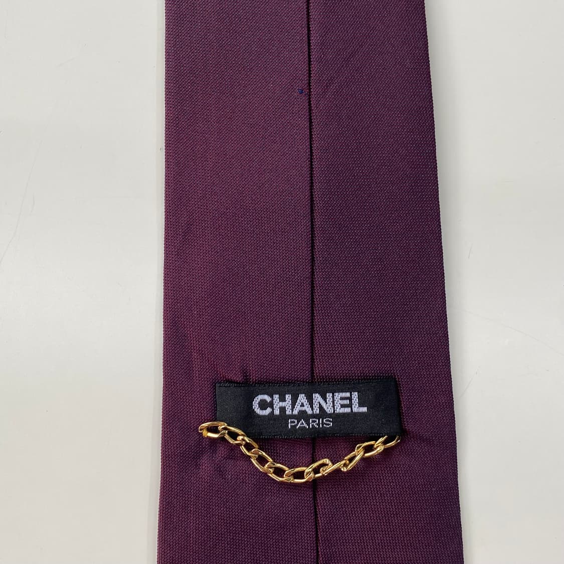 샤넬(CHANEL) 영문로고 명품 정품 넥타이 상품이미지9