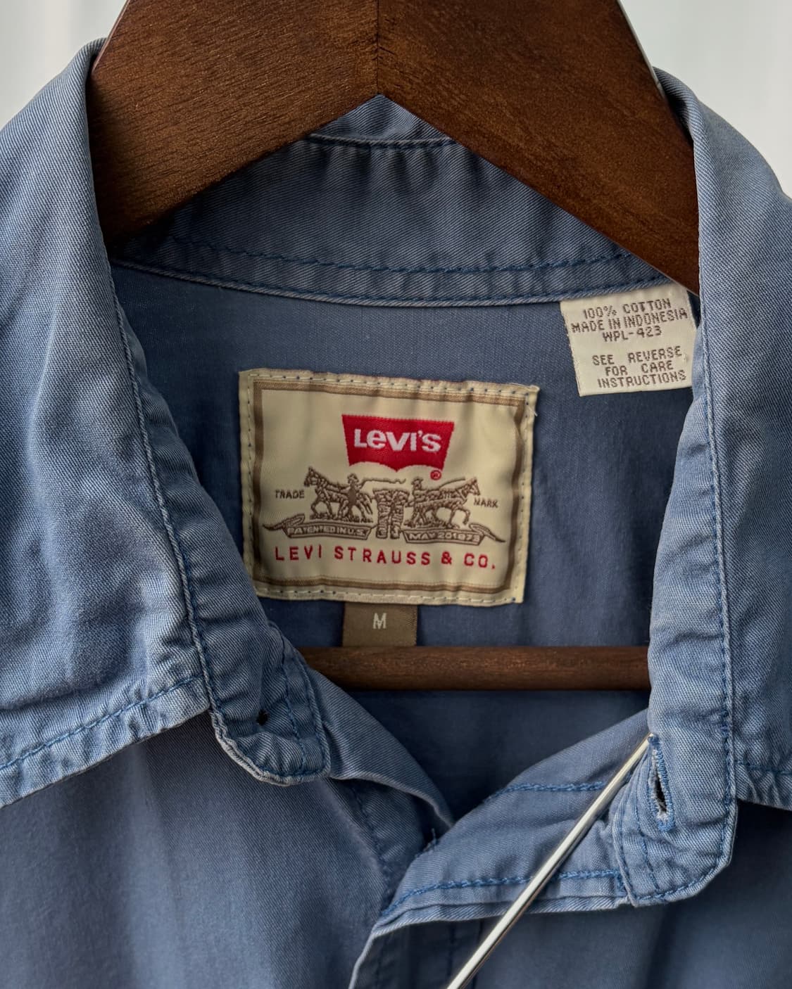[M]리바이스 90s 인디고 블루 워크 셔츠 상품이미지7