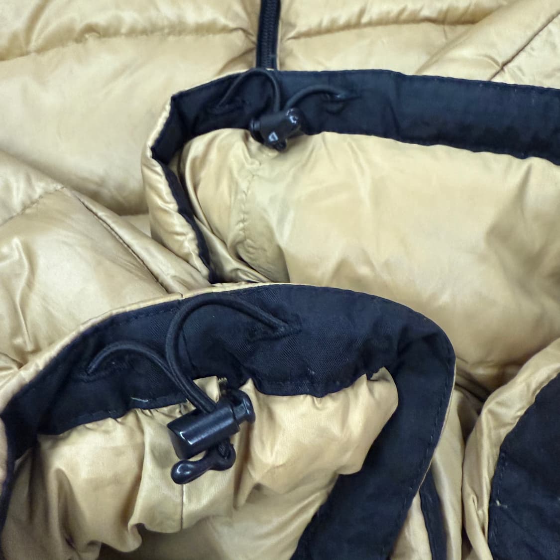 노스페이스 베이지 브라운 숏패딩 100 상품이미지8