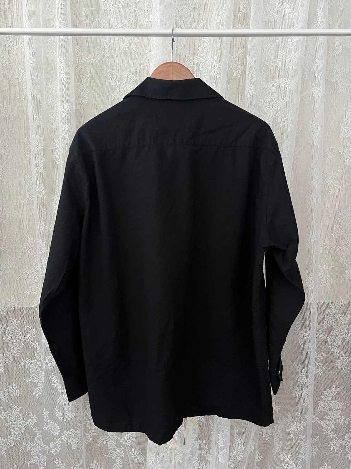 L) 새상품 VTWO 옥스포드 셔츠 블랙 상품이미지2