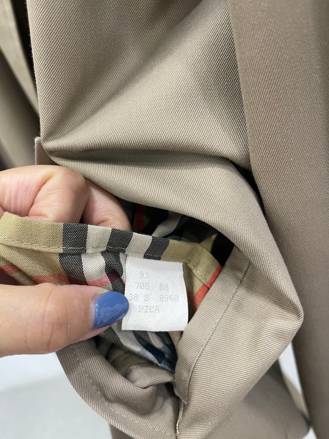 버버리 남성 트렌치 자켓 상품이미지8