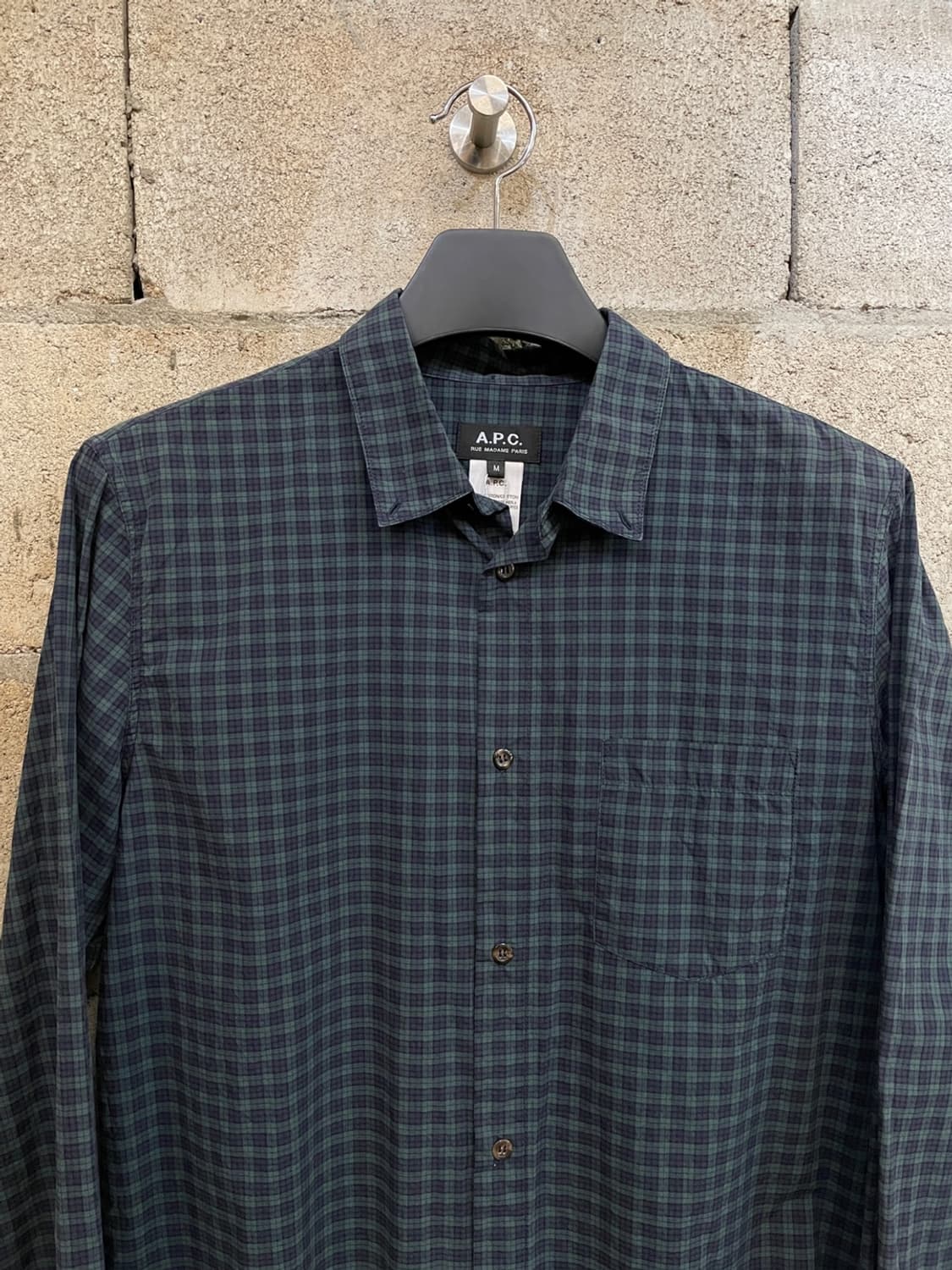 아페쎄 타탄 체크 셔츠 상품이미지2