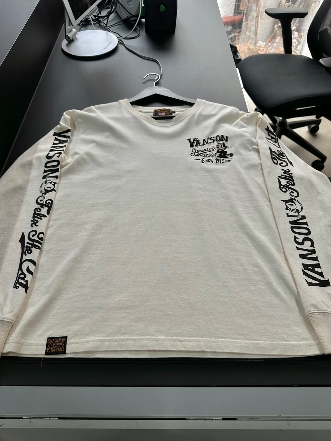 벤슨 x Felix The Cat 자수 롱슬리브긴팔티 상품이미지6