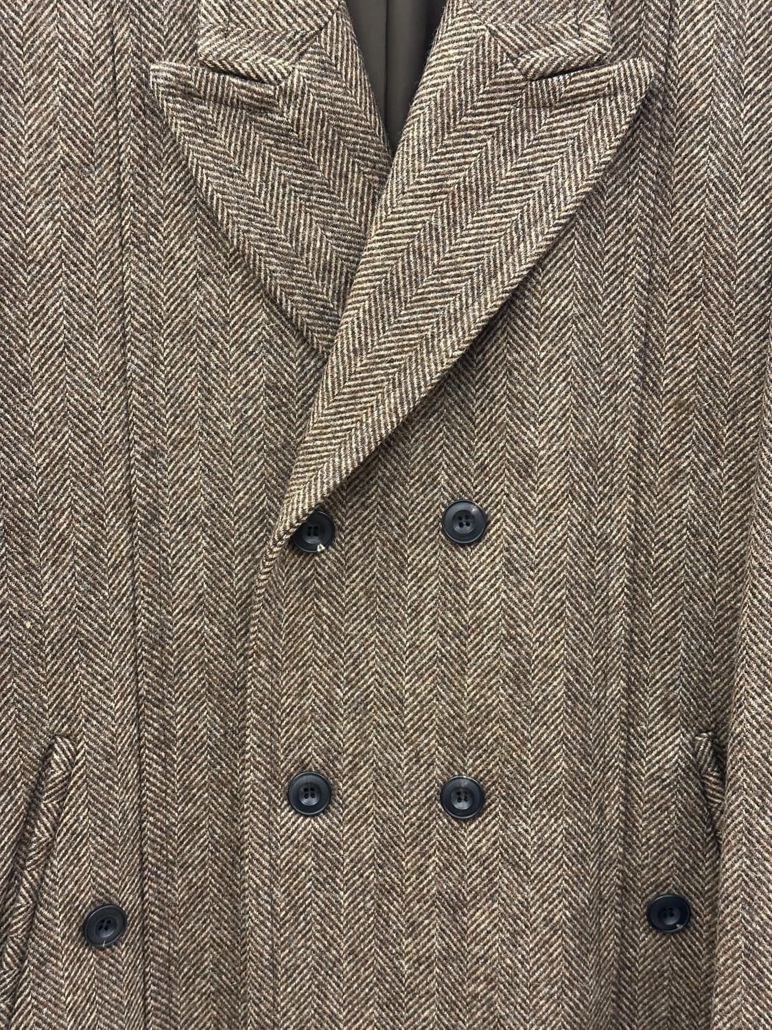 [새제품] 아워스코프 아브라함문 헤링본 더블 코트 상품이미지2