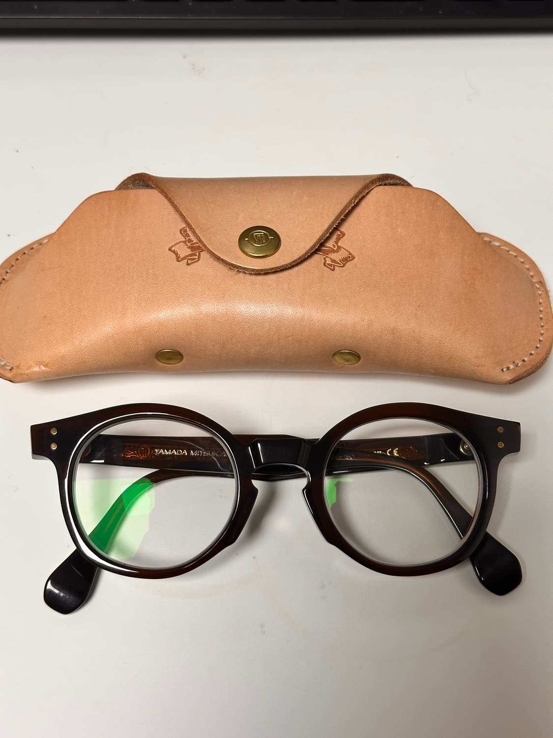 TVR 야마다 시리즈2 안경 브라운 상품이미지1