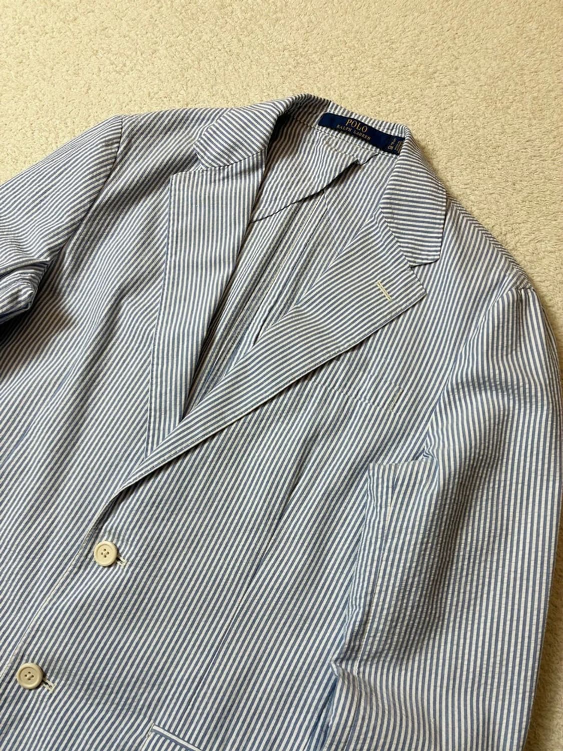 폴로 랄프로렌 스트라이프 소프트 시어서커 블레이저 자켓 PN6903 상품이미지2