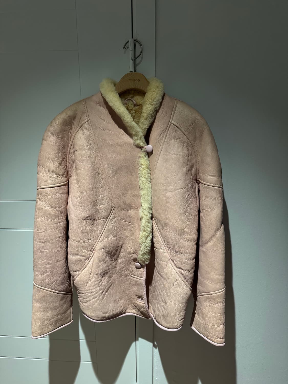 빈티지 핑크무스탕 상품이미지1